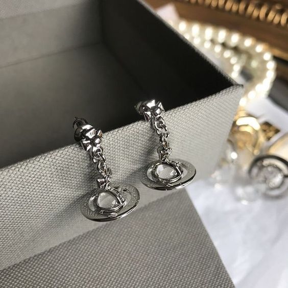 Vivienne Westwood Earrings, Saturn Earrings, Vivienne Westwood Jewellery, Planet Earrings, Classy Jewelry, Cross Earrings, Piercing Tattoo, Anniversary Wedding, Dream Jewelry