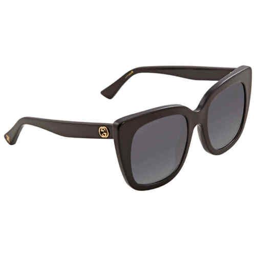 Gucci GG0163SN 51mm Black Frame with Black Gray Gradient Cat Eye Women Sunglasses for sale online | eBay Gray Gradient, Ebay Clothes, Women Sunglasses, Gucci Sunglasses, Sunglasses Sale, Black Frame, Color Coding, Sunglasses Accessories, Cat Eye