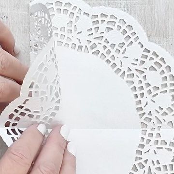 Doily Snowflakes Diy, Snowflake Doilies, Doily Snowflakes, Diy Doily, How To Make Snowflakes, Staplers, Winter Decorating, Snow Flakes Diy, Glue Stick