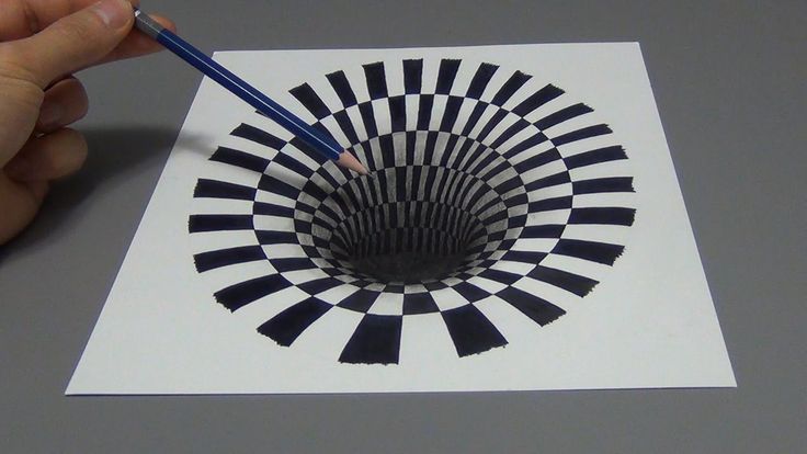 someone is drawing a circular design with black and white lines on the paper that reads,'narrated '