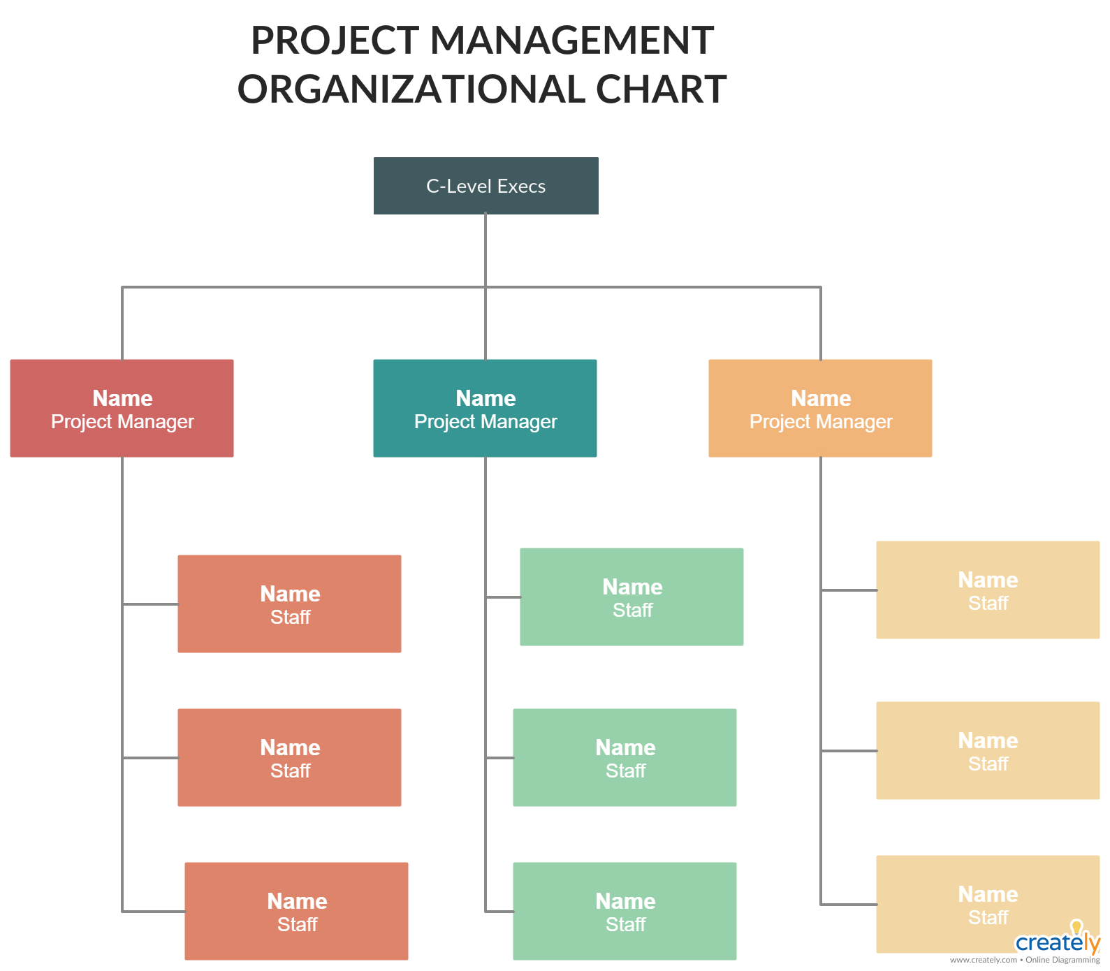 Project Management Organizational Structures - You can edit this ...