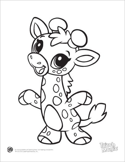 baby animals cartoon coloring pages