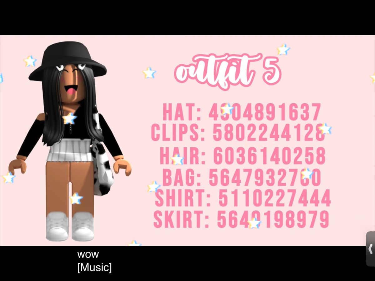 Roblox Outfit Ideas With Codes | Daily Nail Art And Design