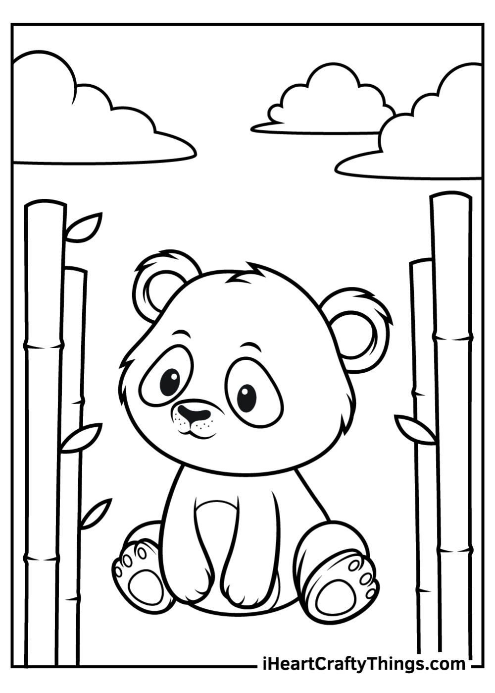 baby animals cartoon coloring pages