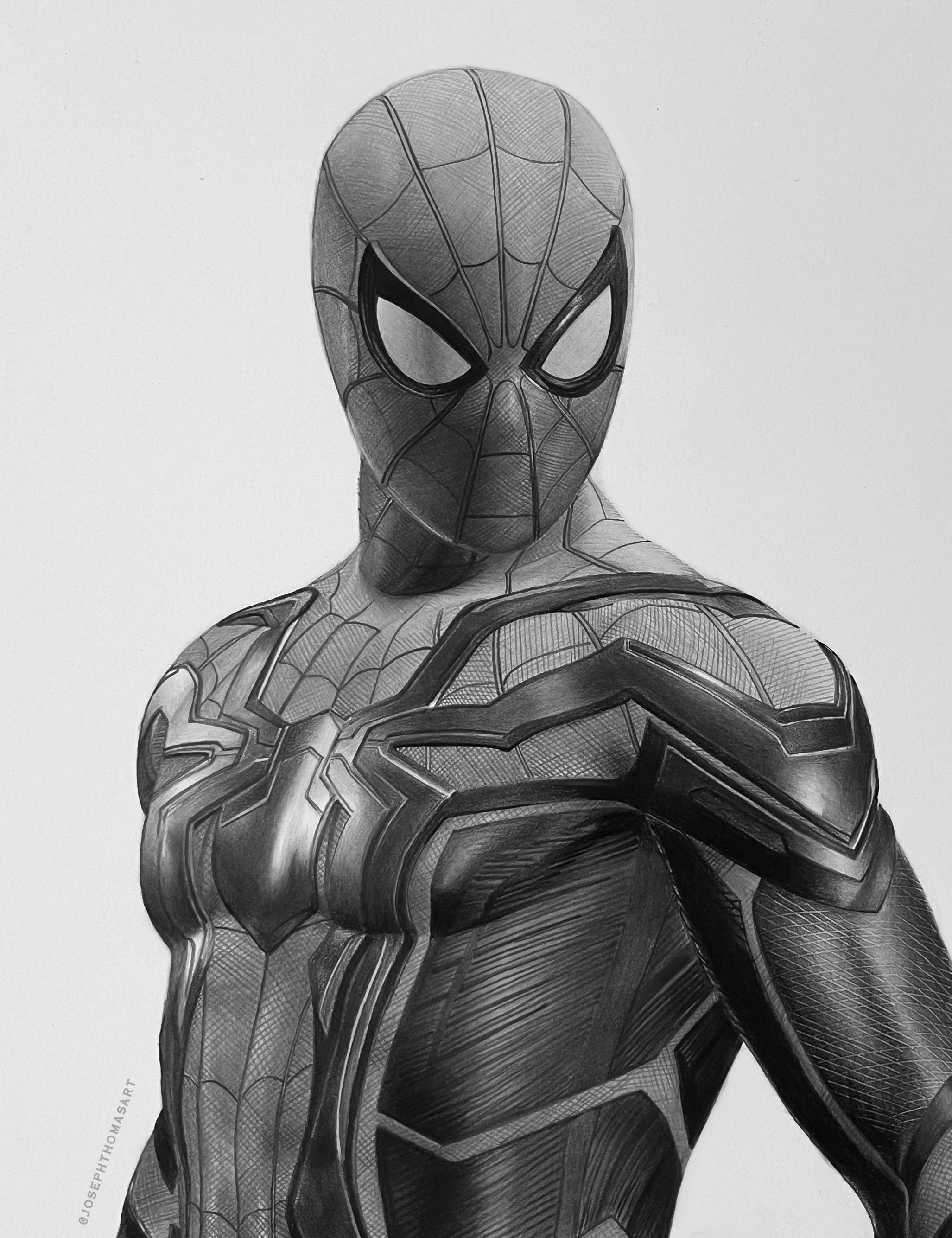 Update more than 71 spiderman pencil sketch best - seven.edu.vn