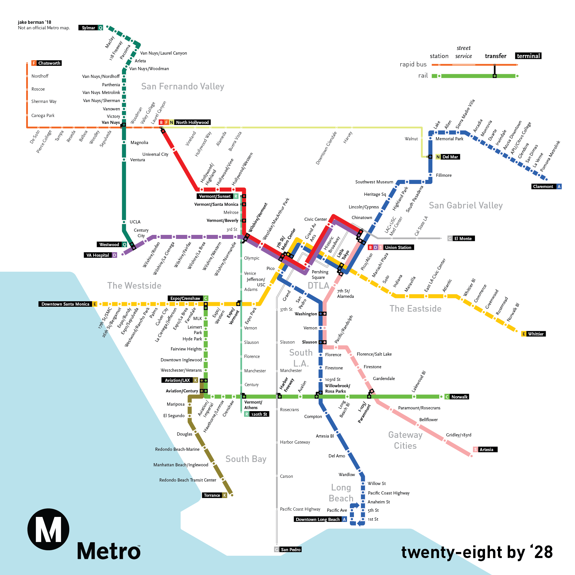 La Metro Rail Map World Map | Images and Photos finder