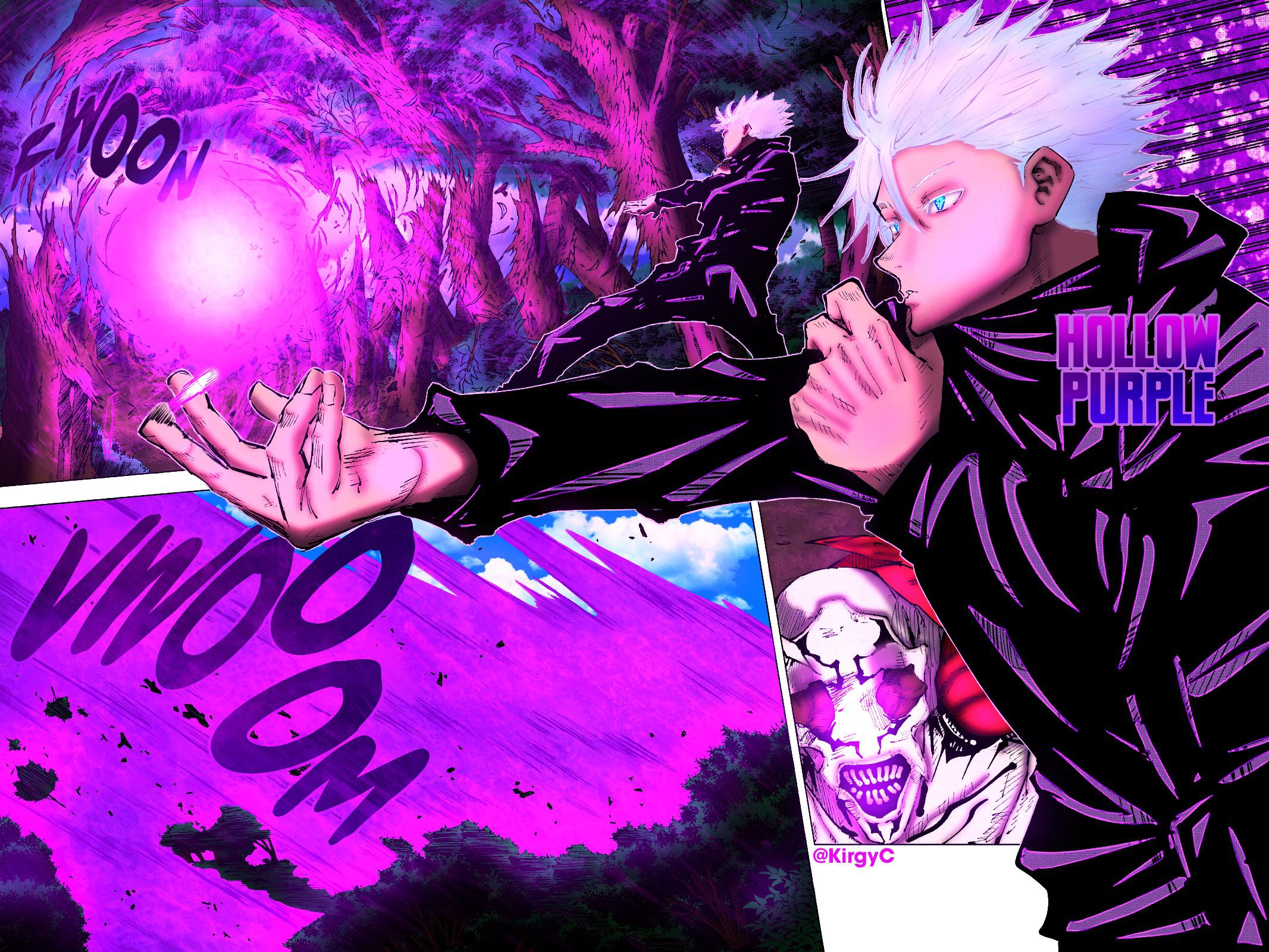 Gojo S Hollow Purple Kakashi S Purple Lightning Jujut - vrogue.co