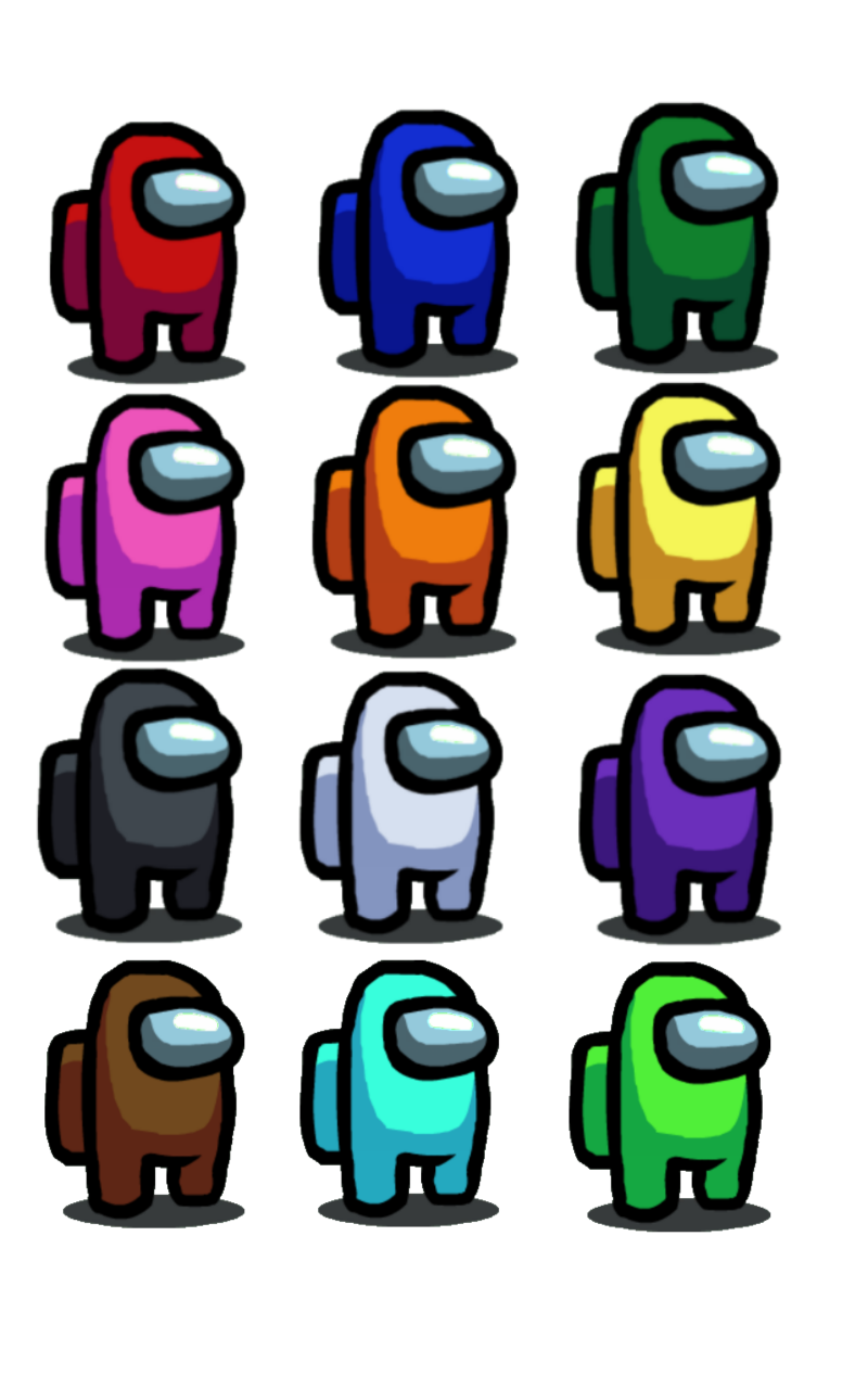 Among Us Characters All Colors Png Transparent Memesita Among Us | The ...