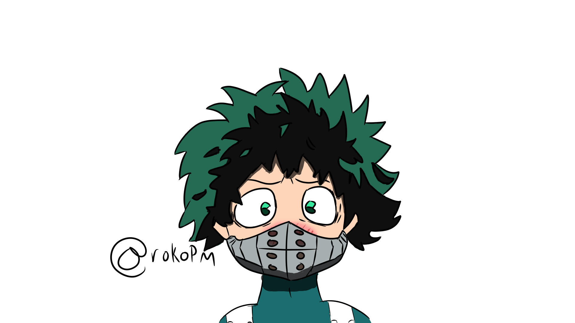 Chibi Deku I finished now.Hope I can draw all of class 1 A in this ...