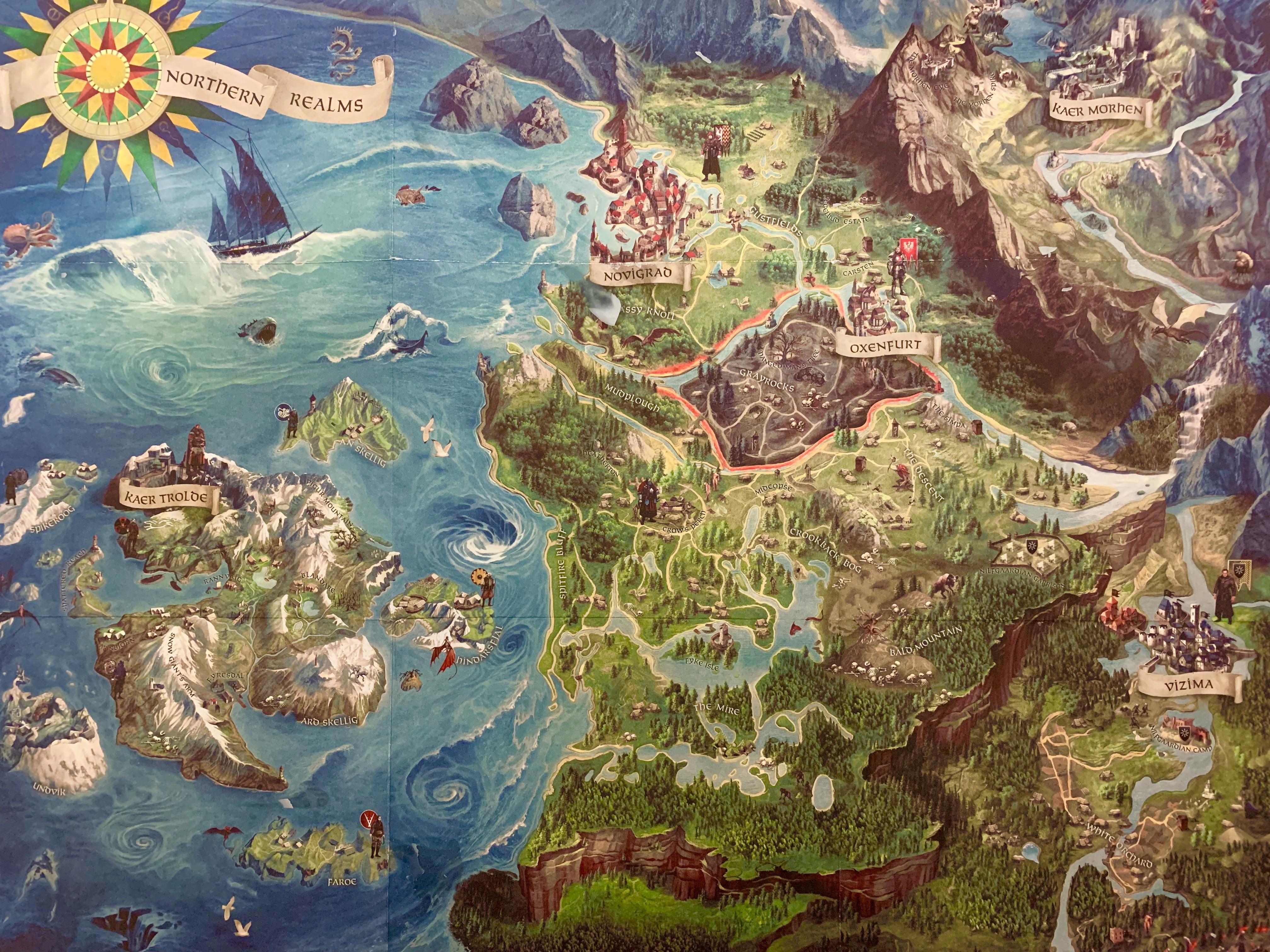 Map Of The World Of The Witcher Map Of The World - vrogue.co