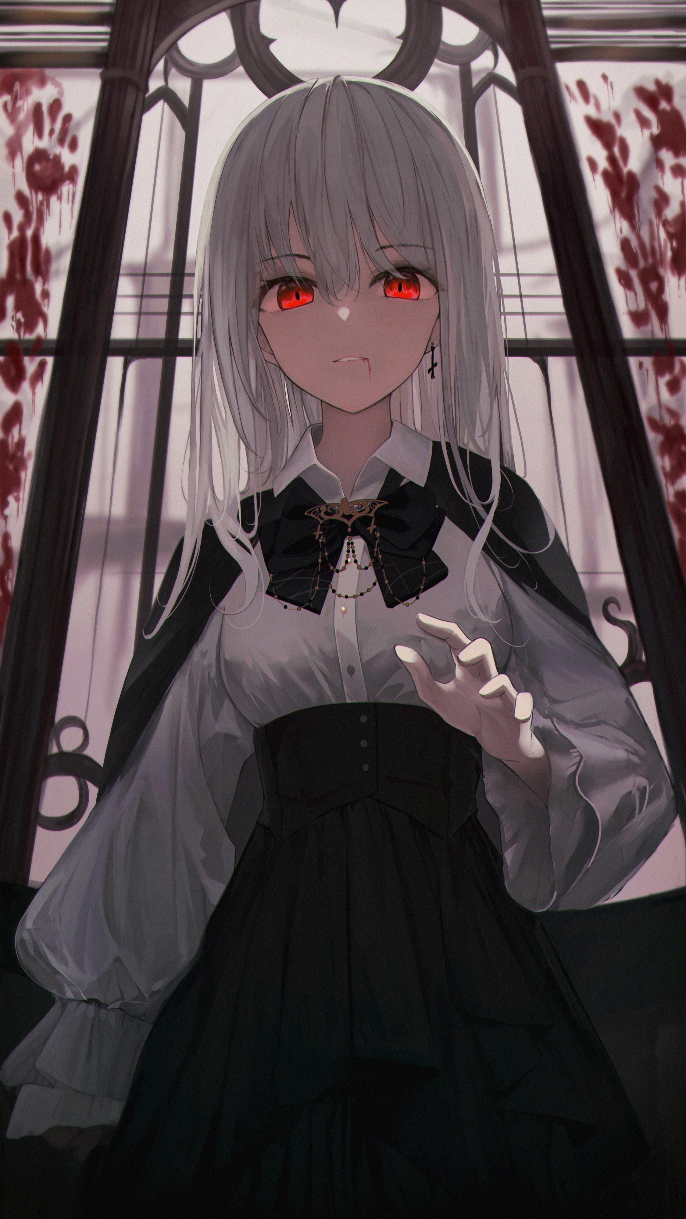 Share more than 62 anime vampire white hair super hot - in.coedo.com.vn