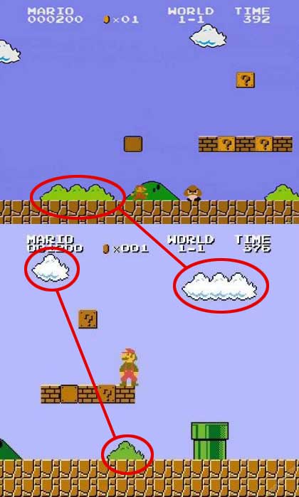 8 Bit Super Mario Bros Cloud