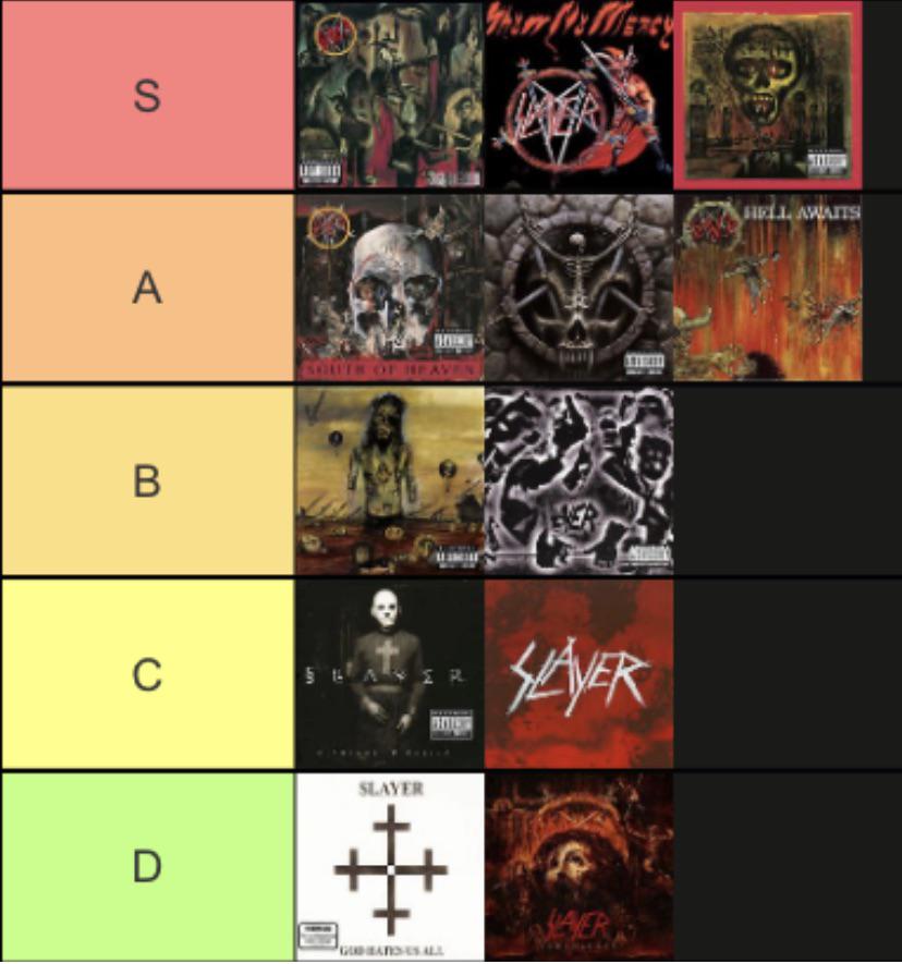 Slayer Albums