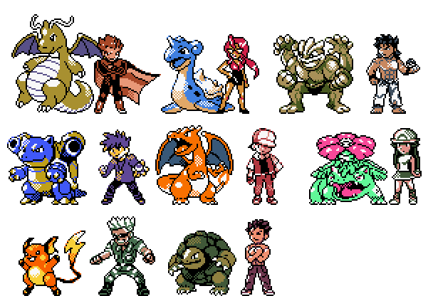 Pokemon Pixel Art Sprites