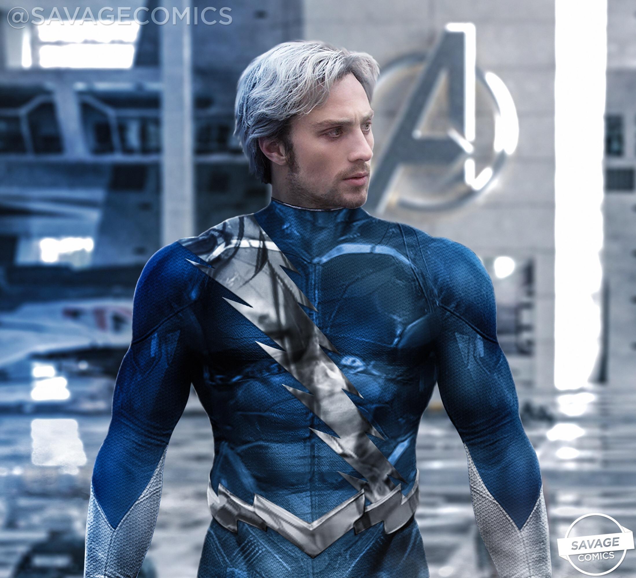 Aaron Taylor Johnson Quicksilver Concept Art