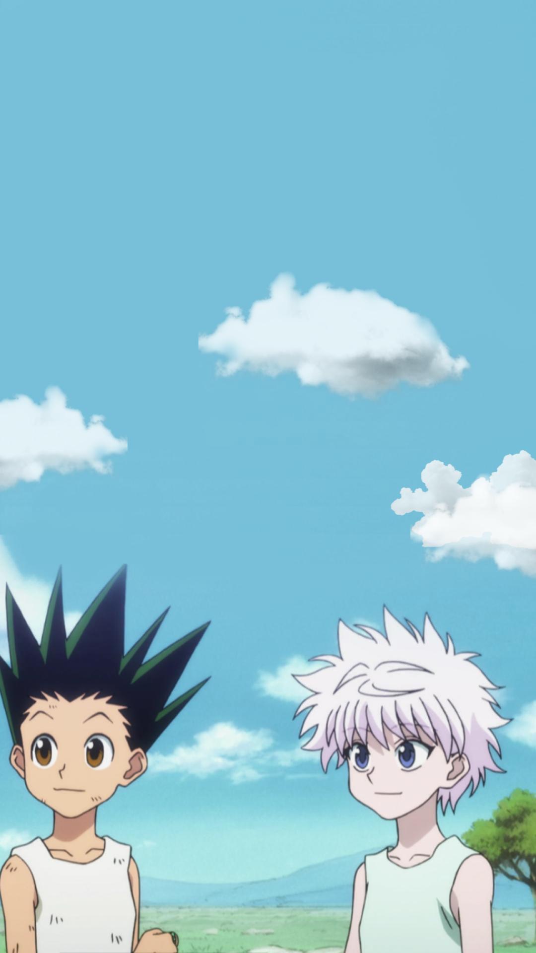 Download Fancy Gon And Killua iPhone Wallpaper  Wallpaperscom