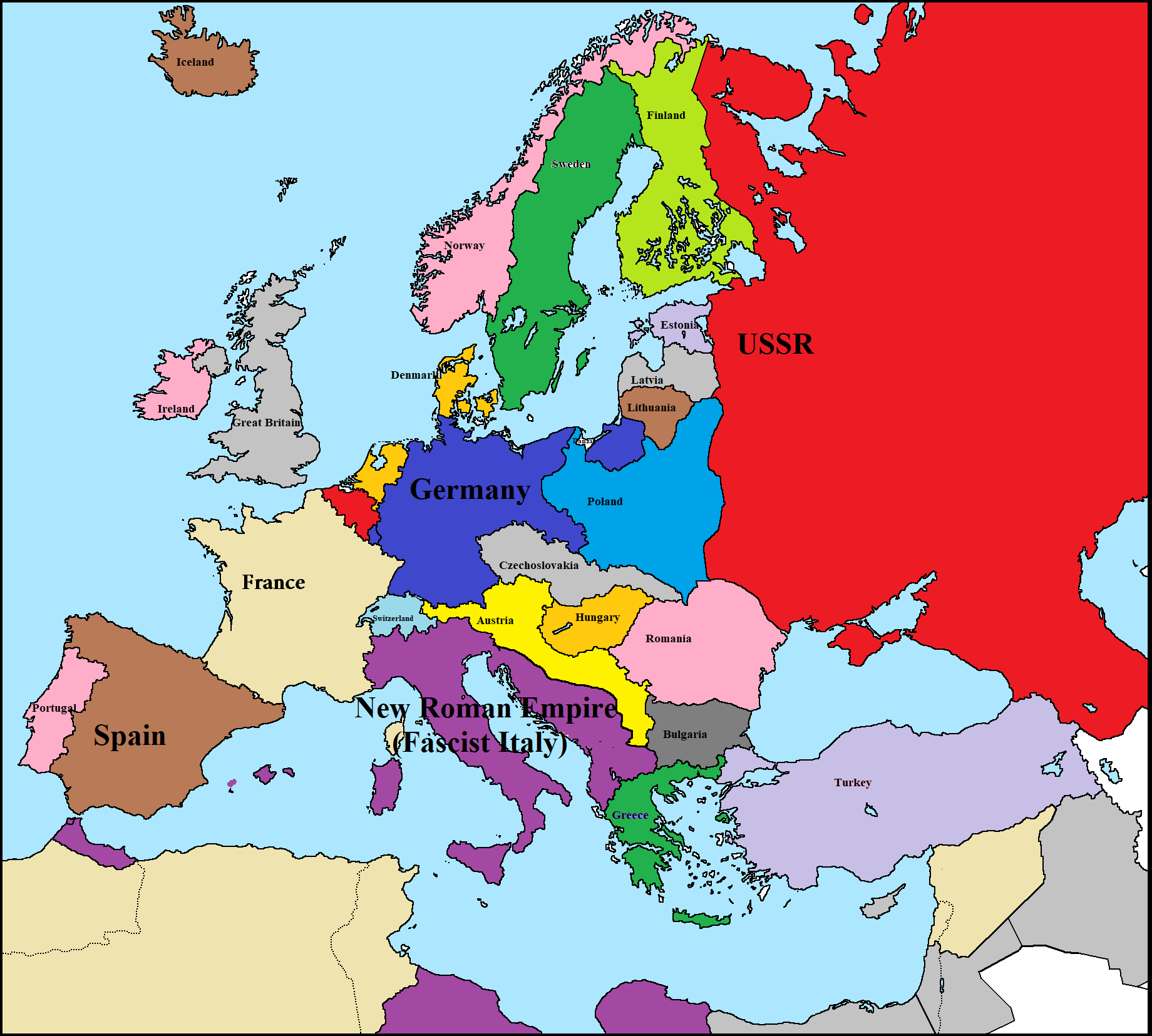 Pre Ww2 World Map - United States Map