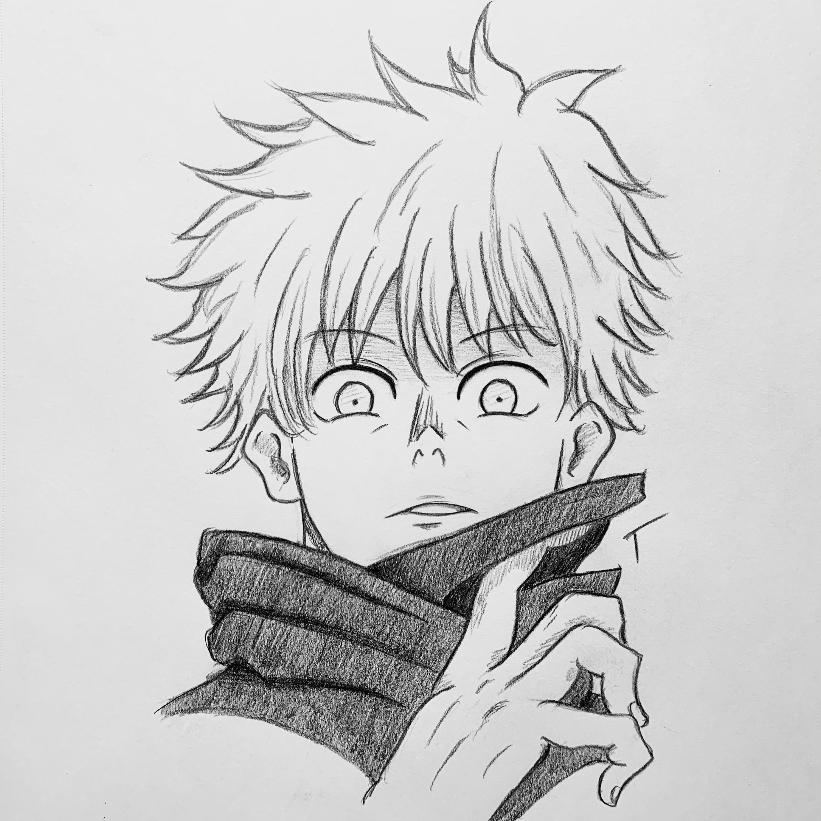 sketched my boi Gojo : r/JuJutsuKaisen