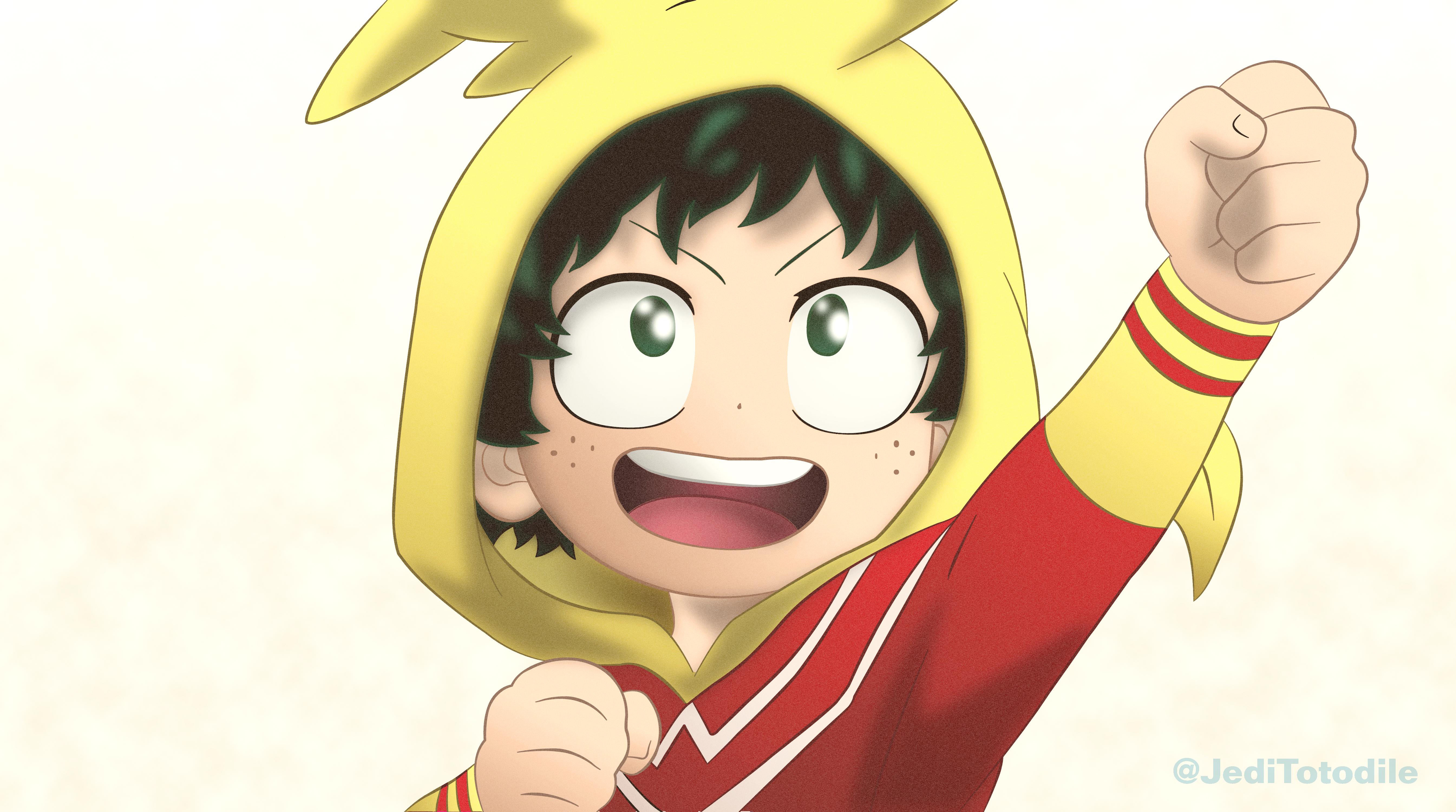 My Hero Cute Academia Deku Fan Art