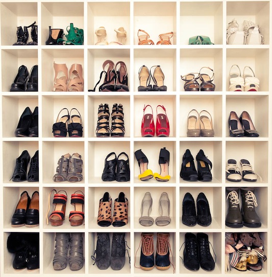 Diy Shoe Wall