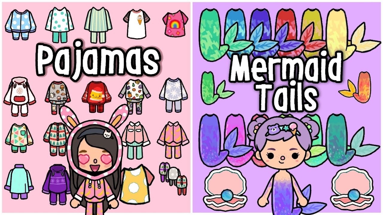 Download Toca Life World Mermaid Tails & Pajamas | Toca Boca ...