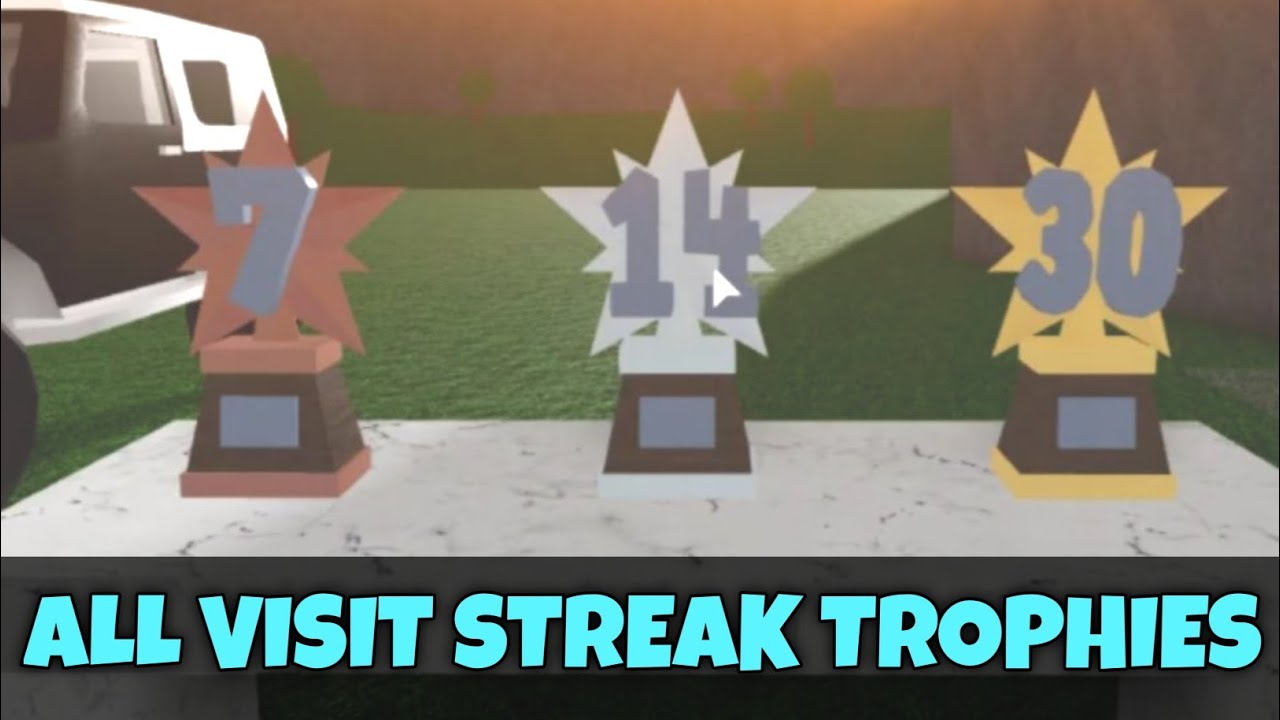 All the trophies in bloxburg