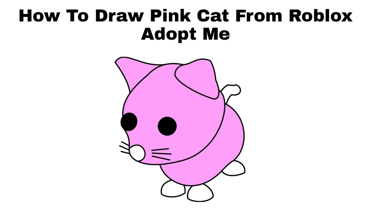 Pink cat adopt me