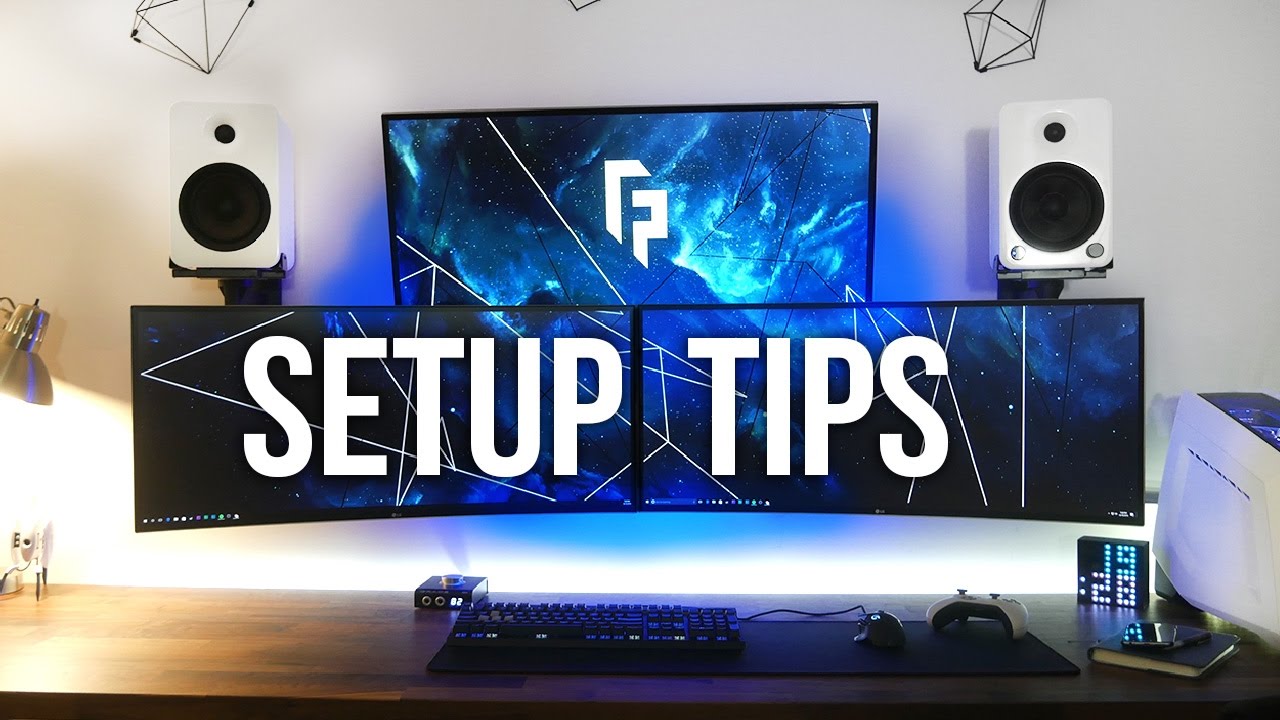 5 Tips To Improve Your Desk / Gaming Setup - Youtube