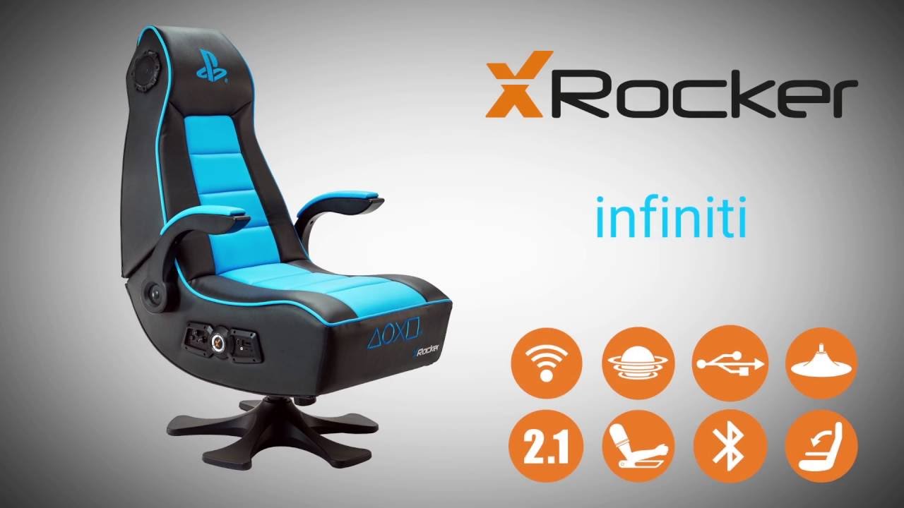 xrocker infiniti  officially licensed playstation gaming chair  product  overview