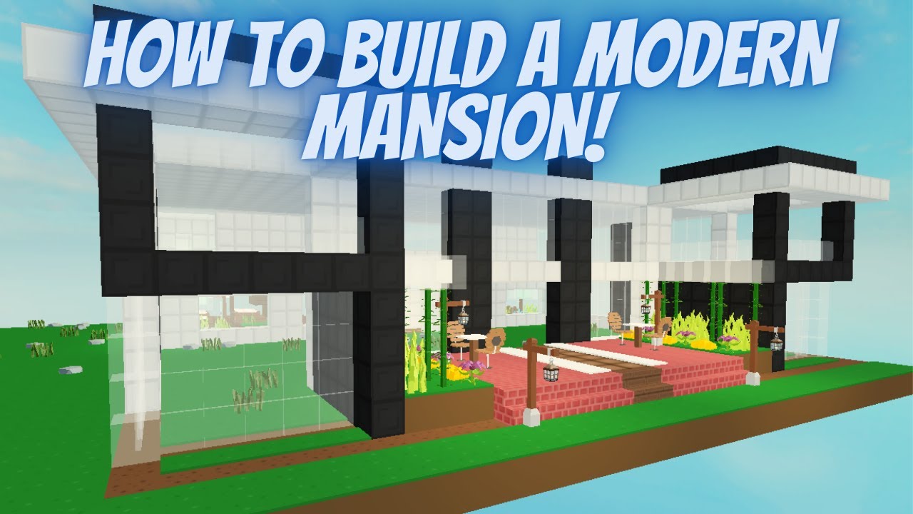 How to Build a MODERN MANSION! (Roblox Islands) - YouTube