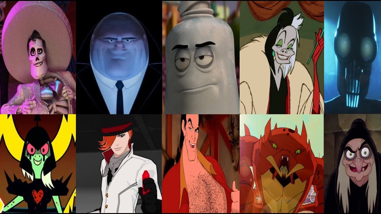 My Favorite Movie Of Animated Villains Defeats