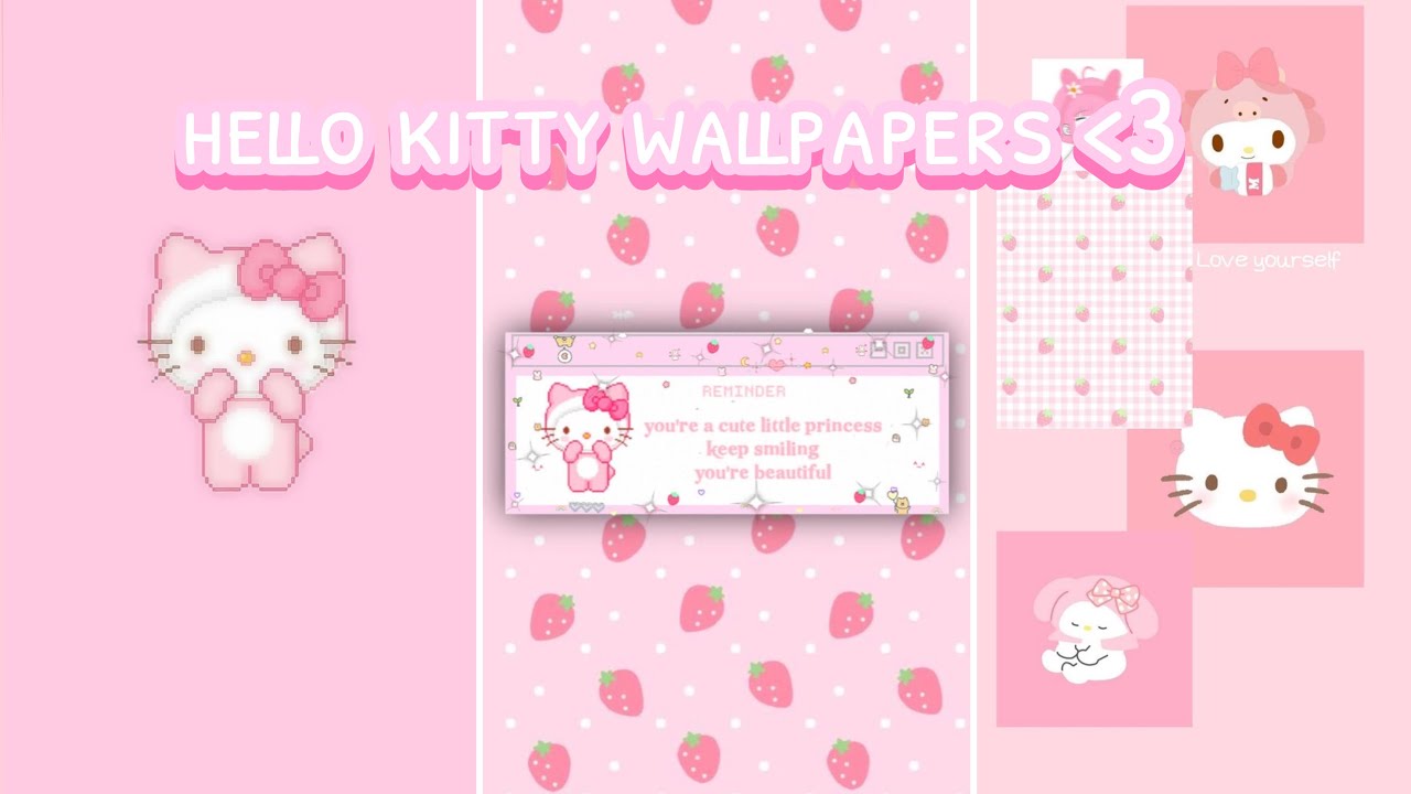 Kuromi Wallpaper 4K Hello Kitty Black jester hat 9495