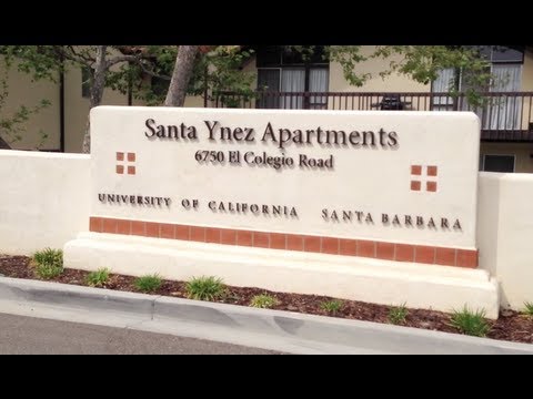 Bike ride from UCSB library to Santa Ynez apartments (goes through Isla ...