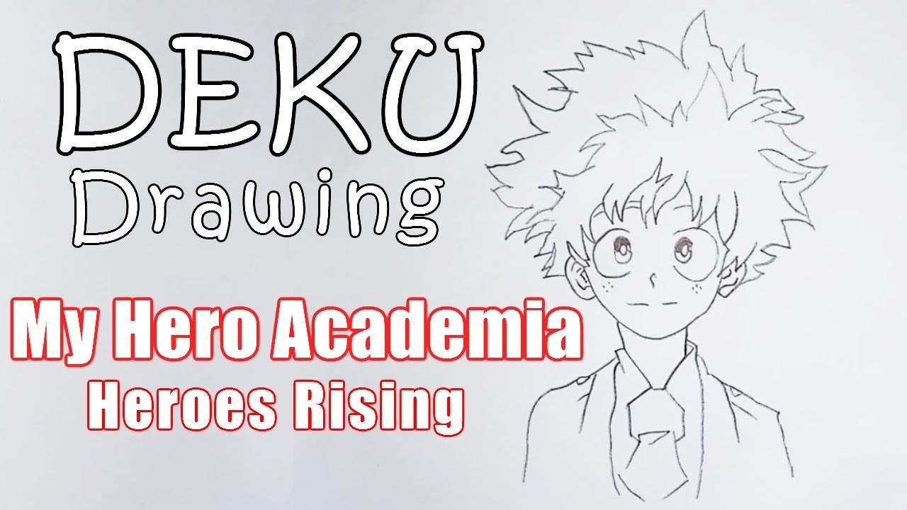 Easy Deku Drawing : Pictures To Draw Deku | Kalarisala