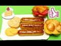 Marzipan Candy - German Sausages, French Fries & Salami & Cheese Bun