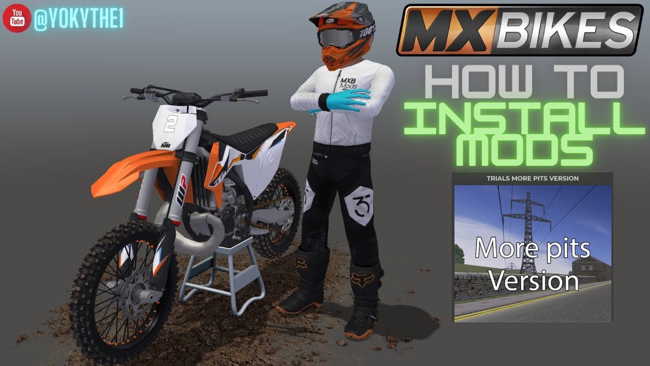 HOW TO INSTALL MODS FOR MX BIKES - YouTube