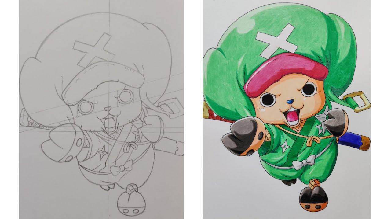 Cách vẽ Chopper  One piece  Drawing Chopper  BER ART 78  YouTube