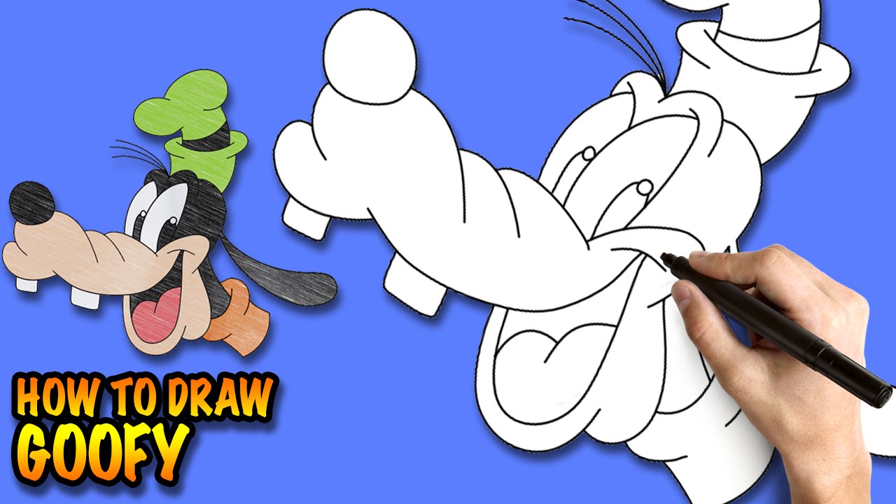 How To Draw Goofy Step By Step Drawing Guide By Dawn - vrogue.co