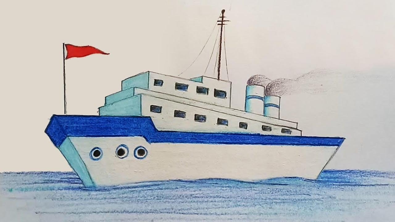 Details more than 81 easy ship sketch - in.eteachers