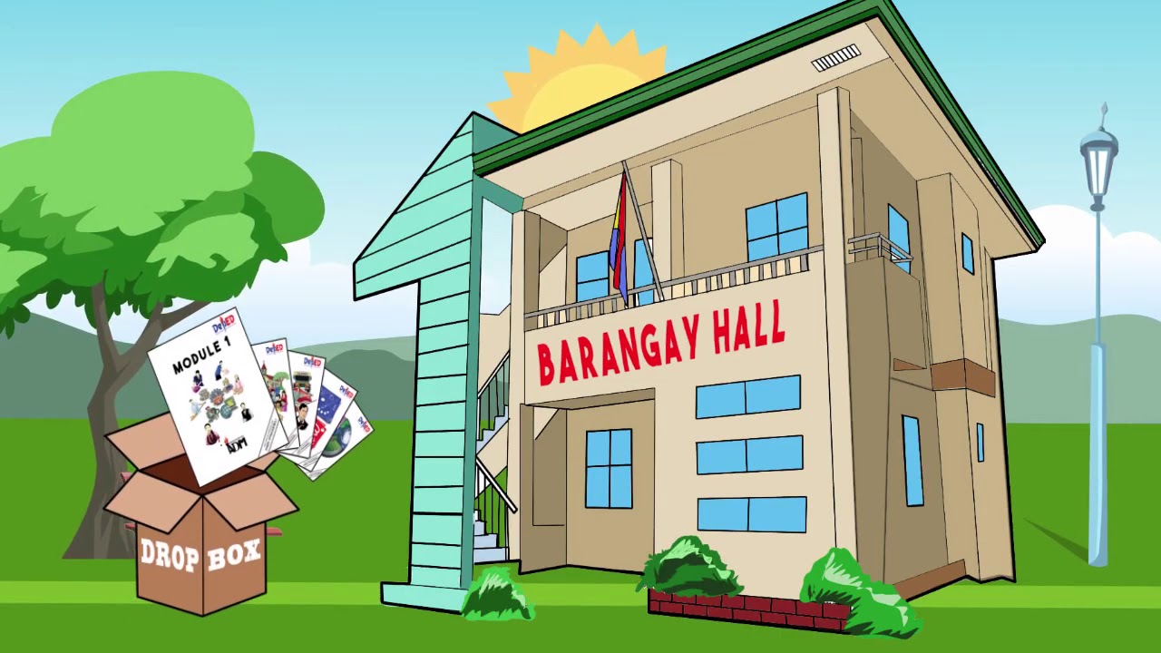 Barangay Hall Cartoon Images : Hall Barangay Clipart City Municipal ...