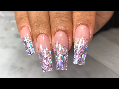 HOW TO: Ombre Nails With Loose Glitters For Beginners! | GIVEAWAY ANNOUNCEMENT!