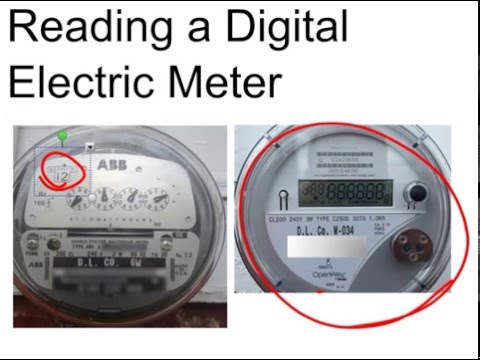 Electrical Meter Reading Worksheet