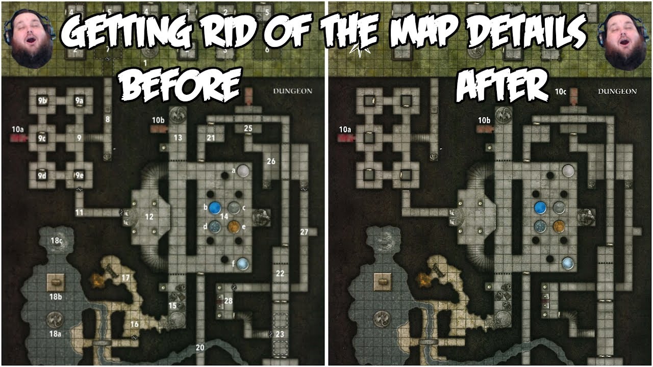 Dungeon Master Tricks Of The Trade How To Make A Player Version Map By Hiding Map Locations