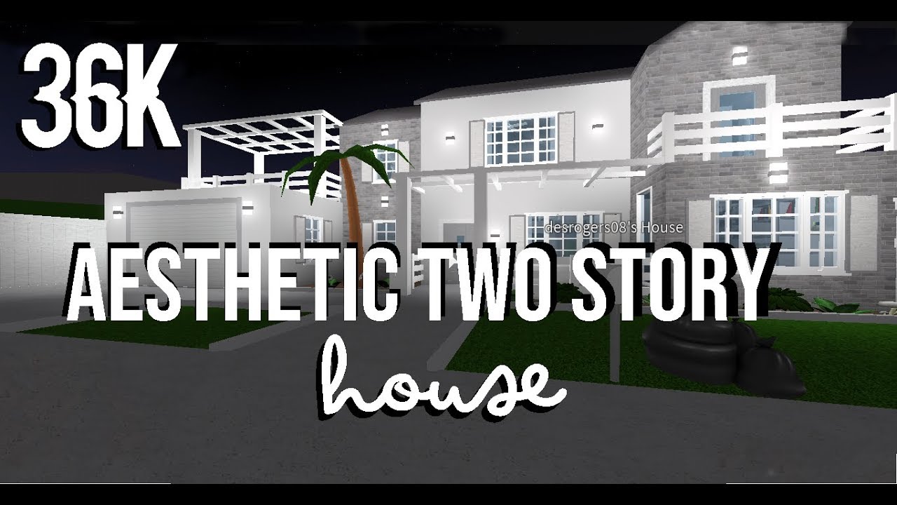 Aesthetic Two Story House Bloxburg