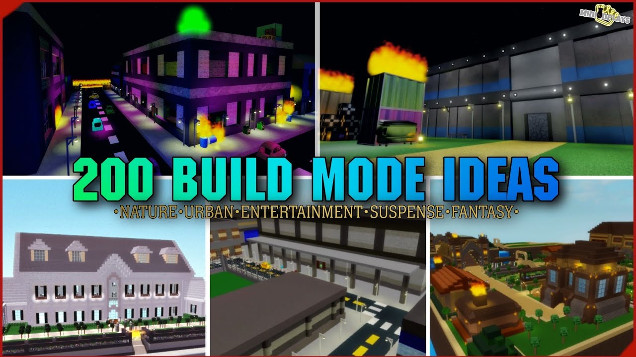 200+ Build Ideas For Your Piggy Build Mode Maps! | Nature/Urban ...