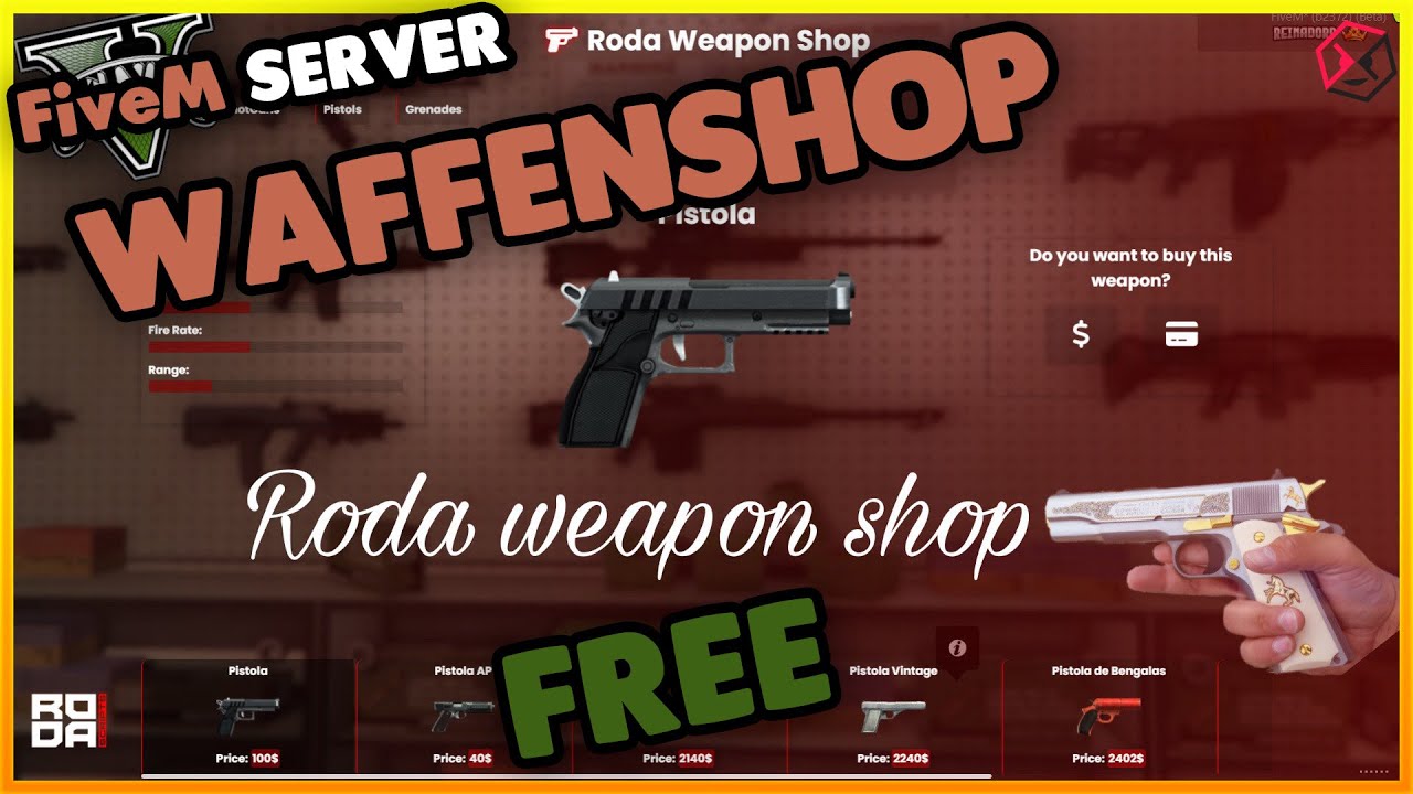 Fivem Weapon Shop Mit Ui Esx Weaponshop Ui Best Weapon Shop Fivem ...