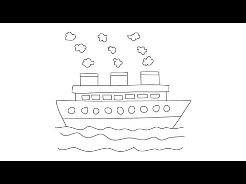 how to draw an easy boat Watercolor sailboat boat painting paintings ...