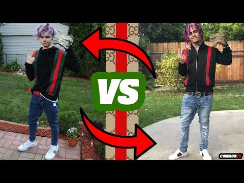 I Copied LIL PUMP'S Instagram Gucci Outfit - YouTube