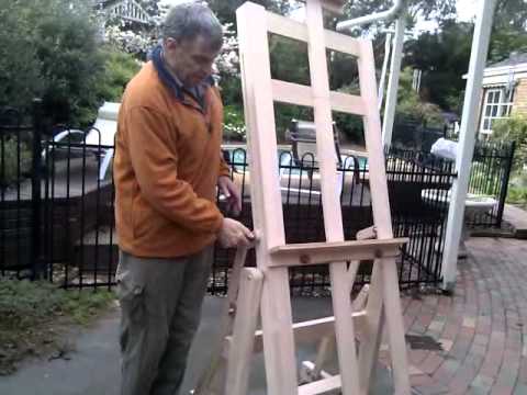 Easel - Horizontal to Vertical H Frame Art Easel Model ...