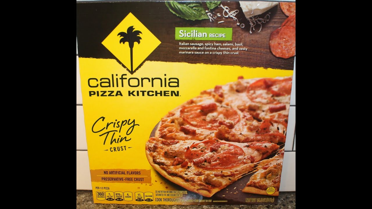 California Pizza Kitchen Sicilian Recipe Review YouTube